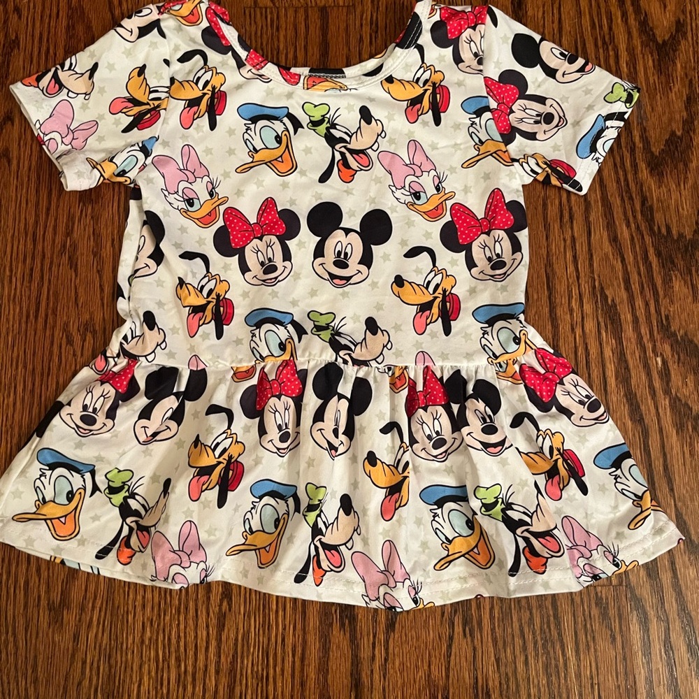 Disney White and Red Character Top
